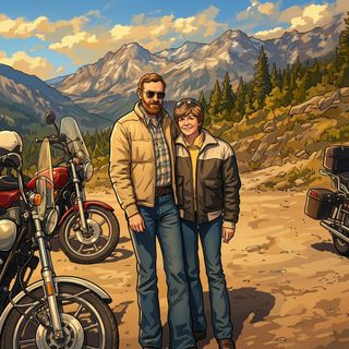 Album art for the custom love song &ldquo;Till the Mountains Are Gone&rdquo;